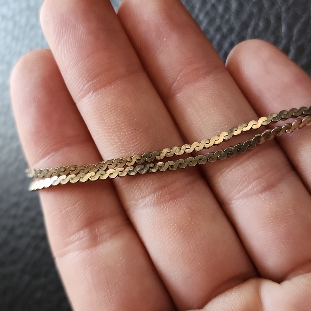 VTG Comstock sterling pendant w/sterling chain - Picture 9 of 12